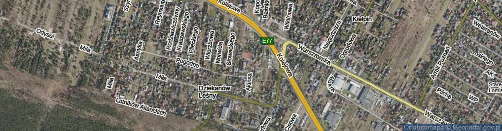 Zdjęcie satelitarne Akinsa Francisa, por. ul.